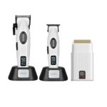 ست ماشین اصلاح آقایان دبلیو مارک مدل WMARK NG-8638KIT ست کامل 3 کاره با موتور پرسرعت و تیغه سرامیکی