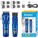 ست ماشین اصلاح مو سر و صورت کیمی مدل Kemei KM-2217 شامل 2 دستگاه حرفه‌ای - Image 2