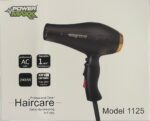 سشوار حرفه ای پاور مکس مدل 1125 Power max خشک کردن سریع مو با موتور قدرتمند 2400 وات - Image 3