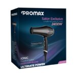 سشوار حرفه ای پرومکس مدل Promax 2400T بافناوری تولید یون برای کاهش وز مو - Image 3