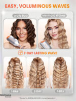 ویو کننده مو شیگلم مدل SHEGLAM Hair Beach Wave ایجاد موج‌های ساحلی طبیعی و ماندگار - Image 3