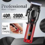 ماشین اصلاح مو سر و صورت وی جی آر مدل VGR V-656 با نمایشگر دیجیتال LED - Image 3