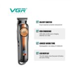 ماشین اصلاح مو سر و صورت وی جی آر مدل VGR V-941 باتیغه T شکل و نمایشگر دیجیتال شارژ - Image 3