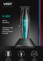 ماشین اصلاح مو سر و صورت وی جی آر مدل VGR V-992 با تیغه DLC سرامیکی - Image 3