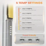 اتو مو شیگلم مدل Sleek Chic Twist Kiss Flat Iron سایز صفحه 25 - Image 2