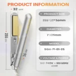 اتو مو شیگلم مدل Sleek Chic Twist Kiss Flat Iron سایز صفحه 25 - Image 3