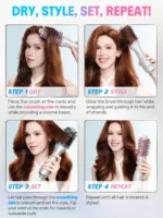 سشوار برس دار حرفه‌ای شیگلم مدل Cool Shield Blowout Brush Pro - Image 4